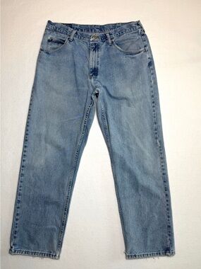 Y2K Men's Wrangler Relaxed Jeans Fit Actual Size 34 X 29 READ DESCRIPTION
